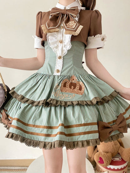 [Pre-order Deadline: March 31] Magical Academy Elegant Crown Embroidery Dress Type A/B