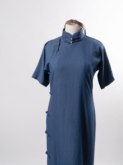 Denim-ism Star Button China Dress