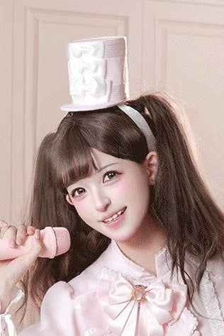 【10月23日予約締切】Pink Sweet Lolita Series Accessories (Jewel Ribbon Brooch + Ribbon Hat + Wrist Cuffs)