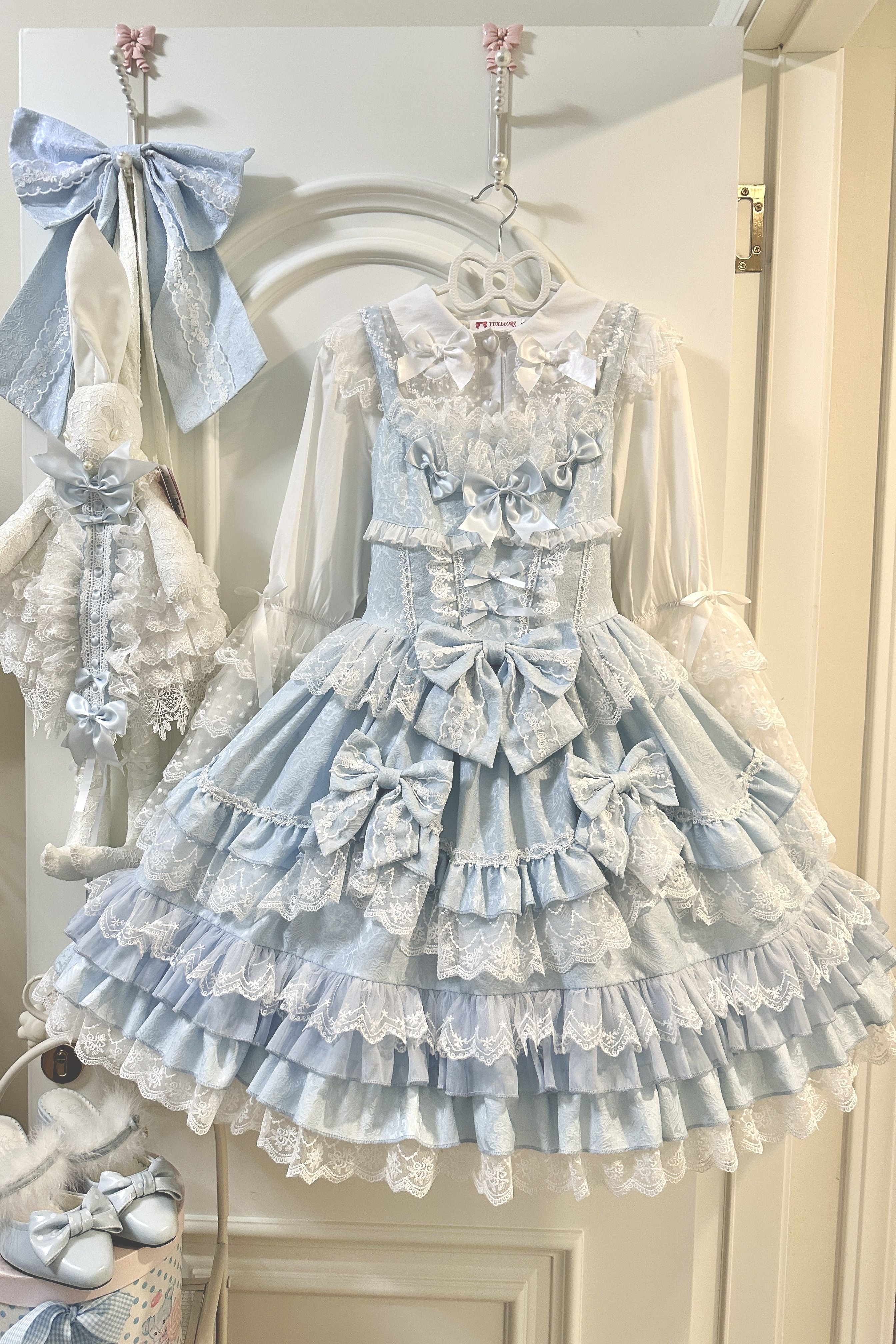 【シュガーガール】ドリームプロローグ ロリィタドレスセットアップ シロ ホワイトシュガーガールロリータドレス – Belchic