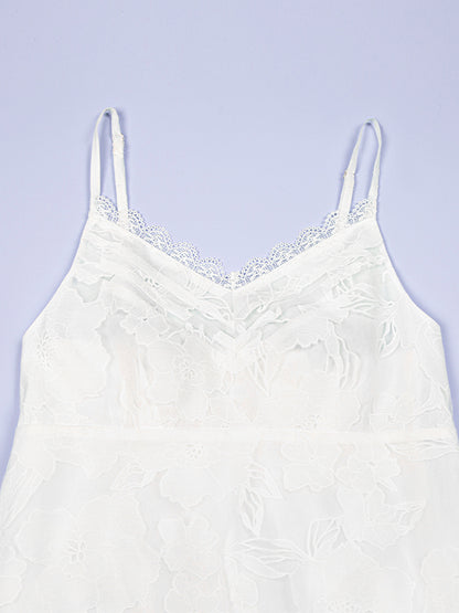 ホワイティトップス＋ストラップロリータドレス＋ヘアアクセサリー