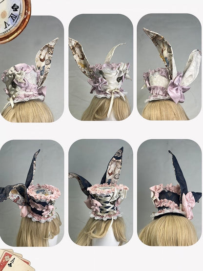 [Pre-order Deadline: September 28] Alice Classical Lolita Series Accessories (Bunny Ear Mini Hat/Ribbon Kc)