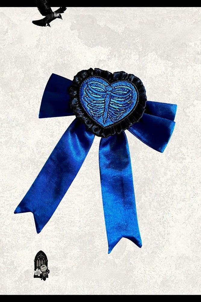 【11月4日予約締切】Strawberry Print Sweet Lolita And Gothic Lolita Series Accessories (Bonnet, Headband, Bone Embroidered Ribbon Brooch, Pair Of Ribbon Hair Clips)