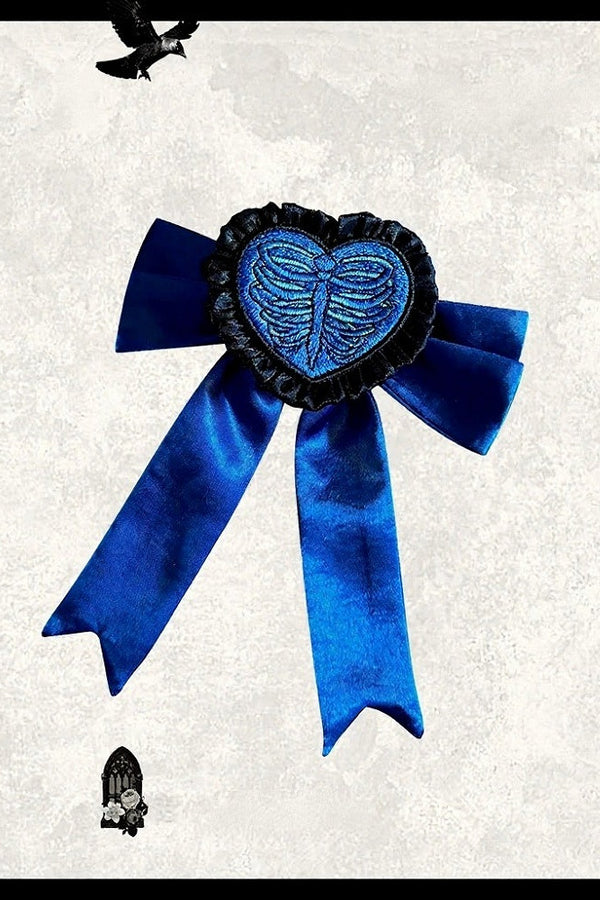 【11月4日予約締切】Strawberry Print Sweet Lolita And Gothic Lolita Series Accessories (Bonnet, Headband, Bone Embroidered Ribbon Brooch, Pair Of Ribbon Hair Clips)