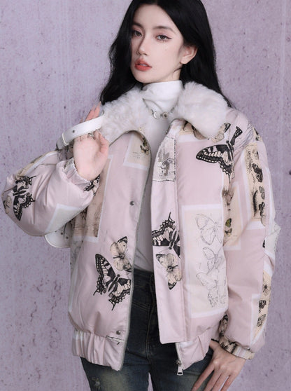 Sweet Chic Butterfly Design Jacket
