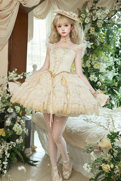 [Pre-order Deadline: April 5] Floral Embroidery Lolita Princess Series Accessories