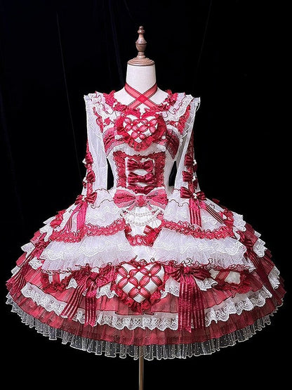 【12月26日予約締切】ピュアスイートローズファンタジーティアードロリータドレス
