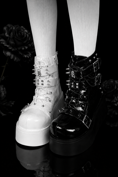 Punk Platform Biker Boots