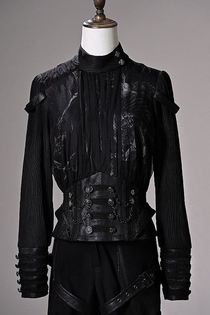 【6月8日预售截止】幻夜暗黑哥特王子西装全套（带披风外套+上衣+裤子）