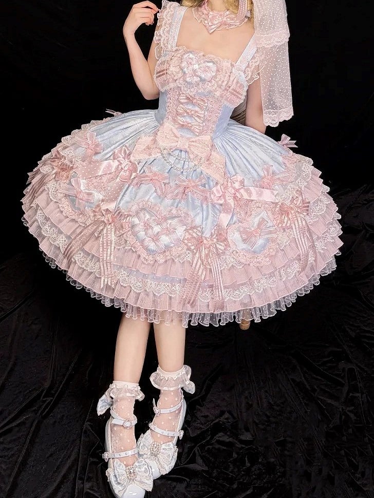 【12月26日予約締切】ピュアスイートローズファンタジーティアードロリータドレス