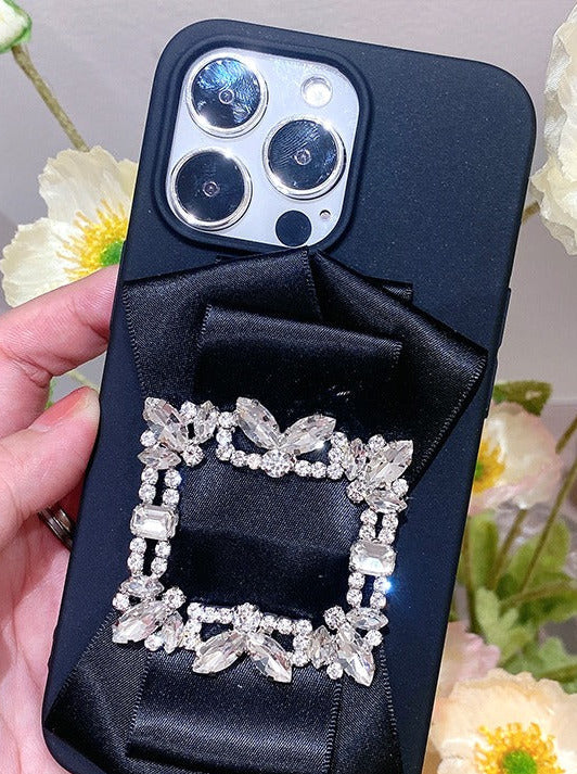 Korean style high-end rhinestone phone case