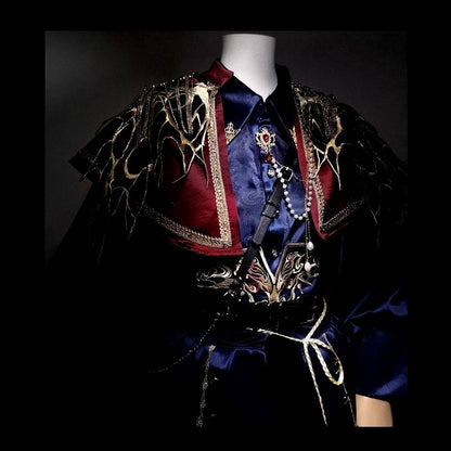 【予約商品】ダークファンタジーエンブロイダリーケープ＋シャツ＋コルセットトレーン＋パンツ/スカートコンプリートセット＋フルセット