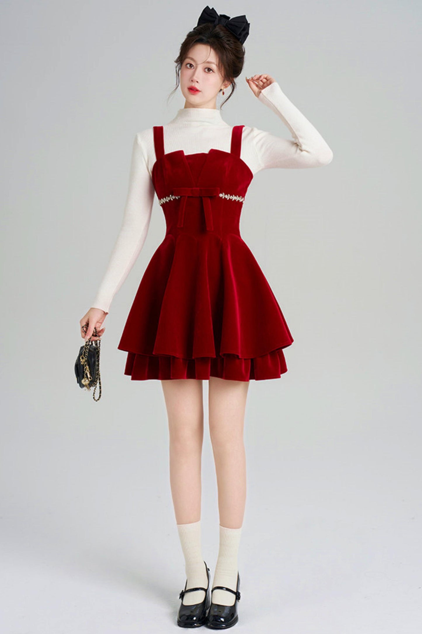 Velvet Camisole Dress