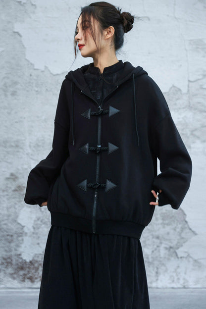 Hooded Fleece Winter Jacket