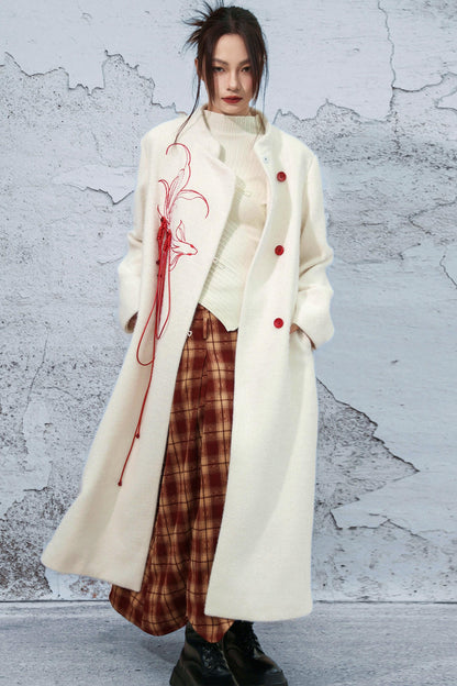 フォーミンクエンブロイダードコート