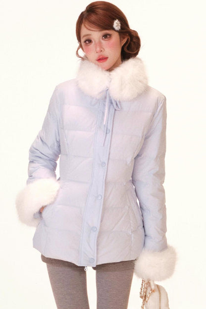 ノルディックファーコラーダウンジャケット