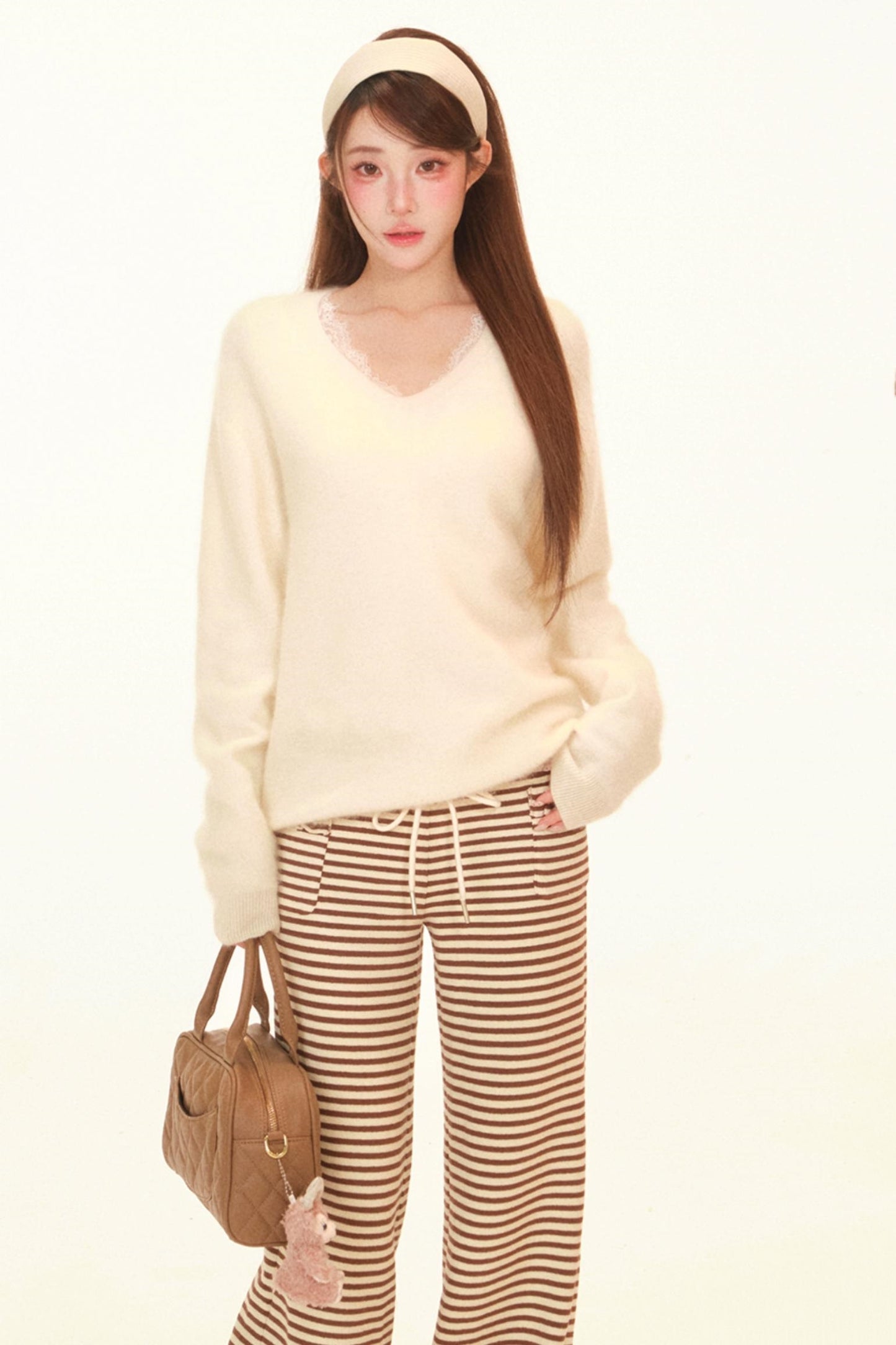 Wave Lace Patchwork Blouse