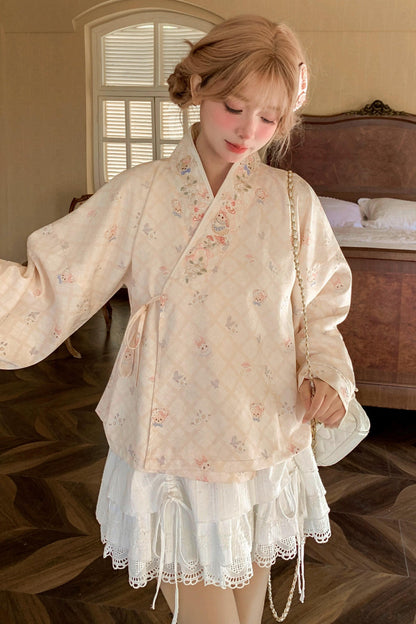 Chemisier avec broderie de conte de fées