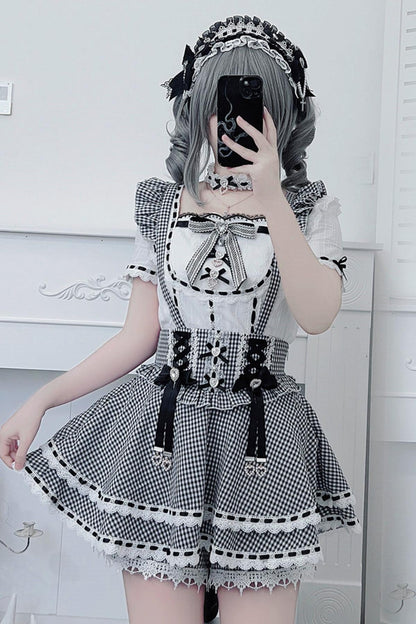 [Pre-order Item] Doll Girly Ryousangata Top + Skirt