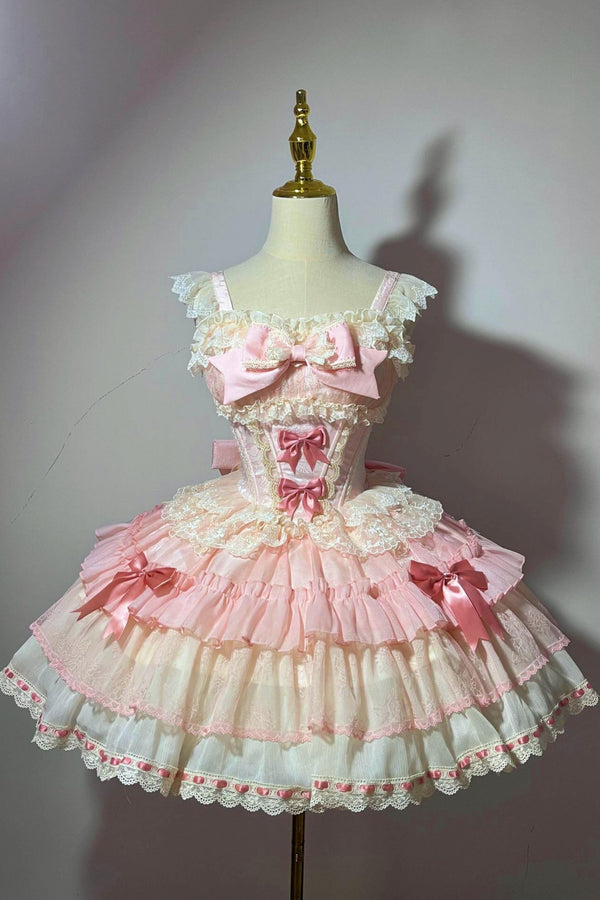 Strawberry Ballet Princess Lolita Dress + Top