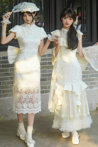 【予約商品】エレガントフィッシュテールロリータドレスセットアップ