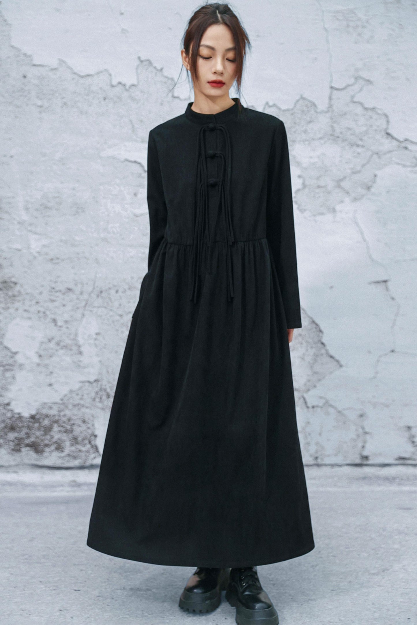 レトロコーデュロイチョンシャンドレス