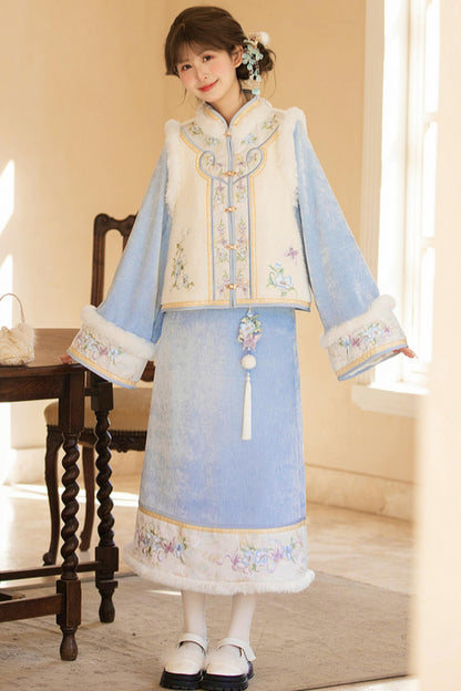 レトロチャイナロングスカート