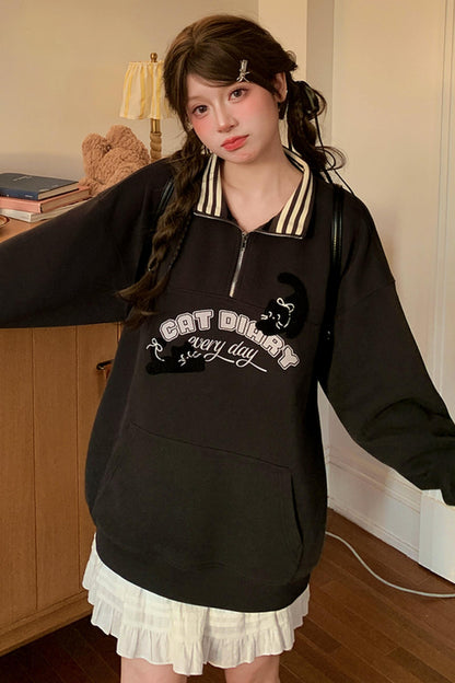 アメリカンキャットレタートップス+パンツ