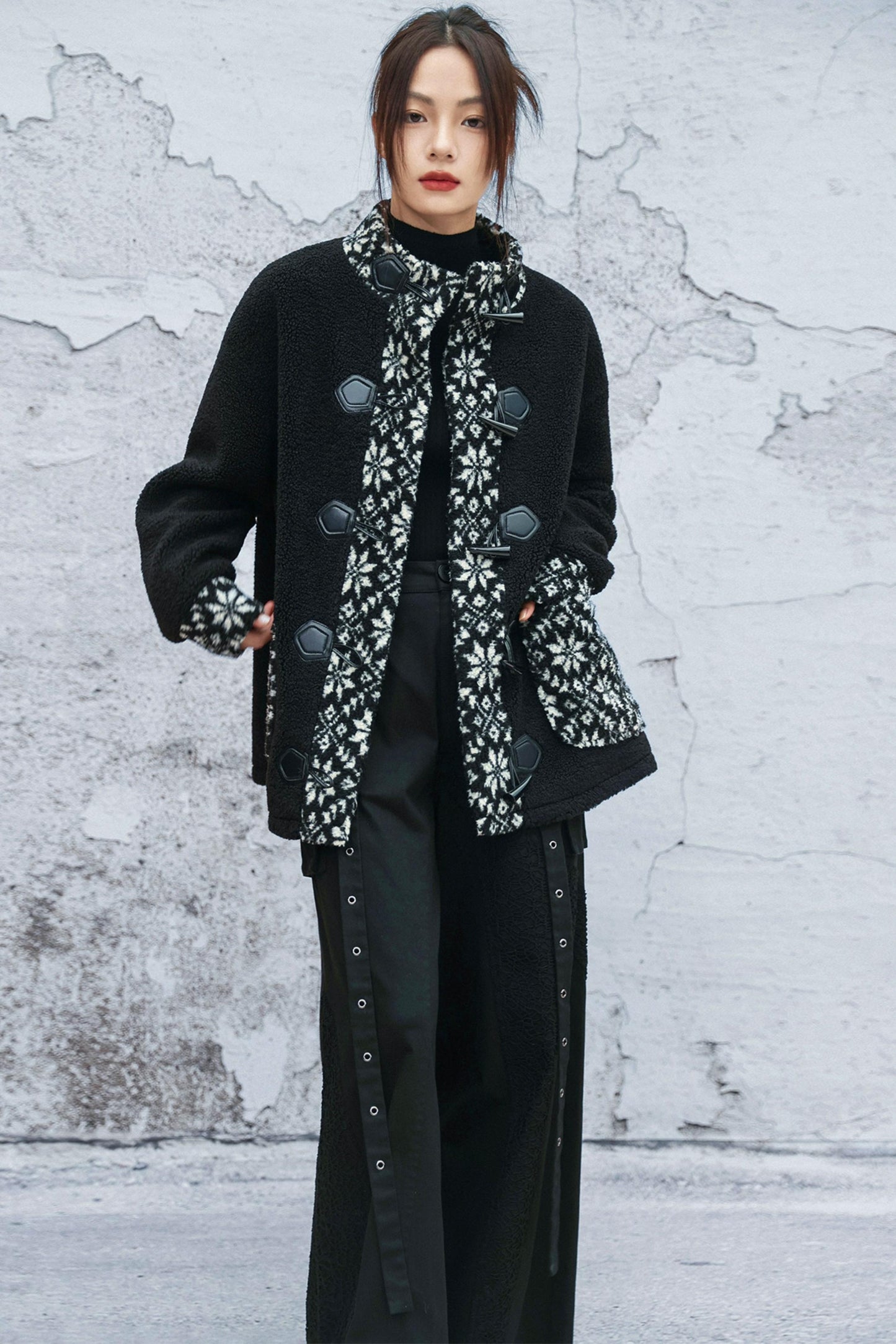 レトロブラックモードチャイナコート