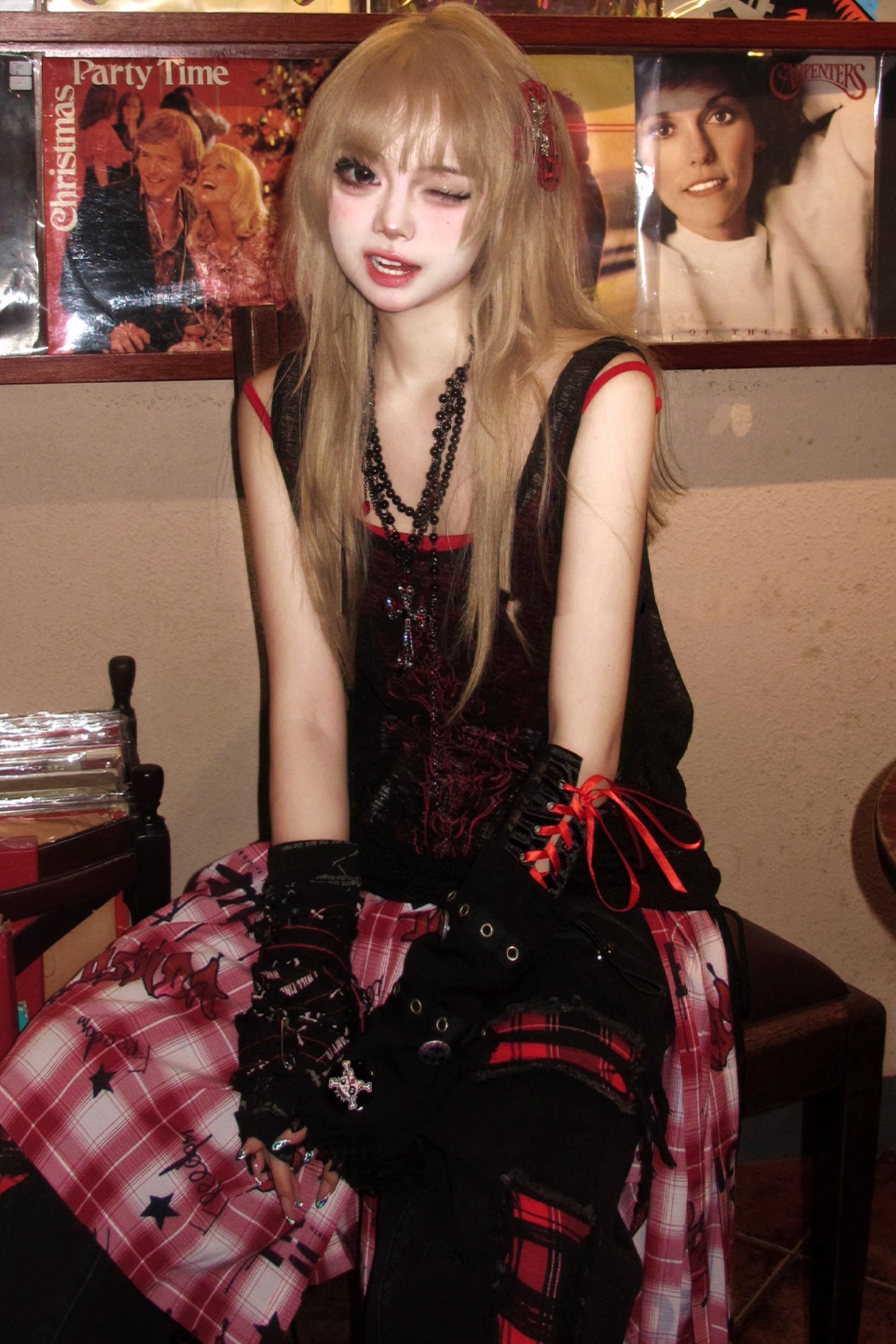 ダークガールシアータンクトップセット