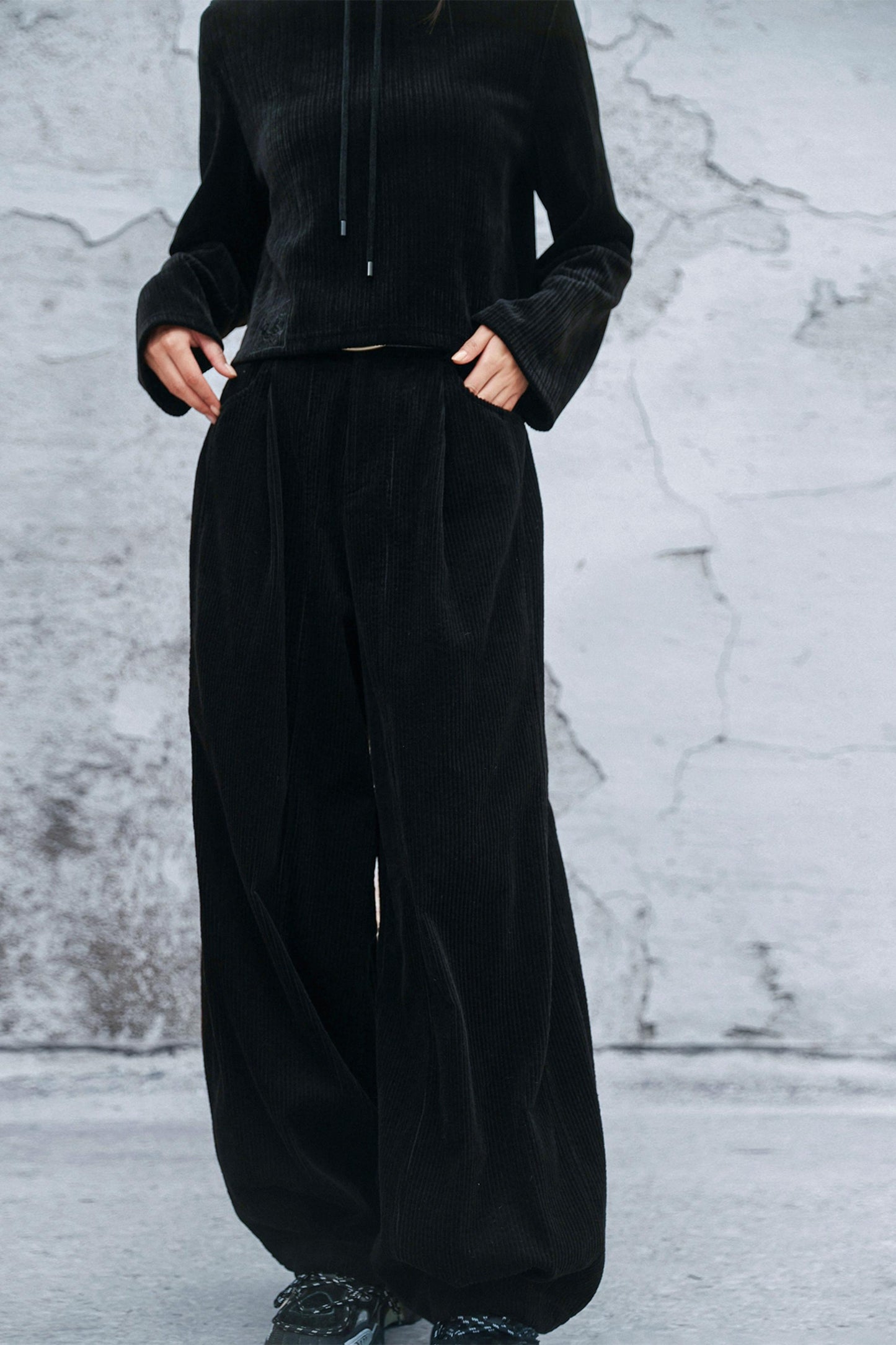 コーデュロイランタンパンツ