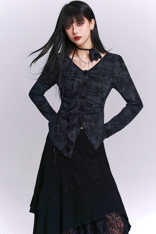 모드 유니크 디자인 탑