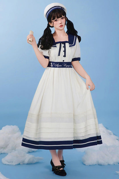 Classic Marine Lolita Dress + Accessories