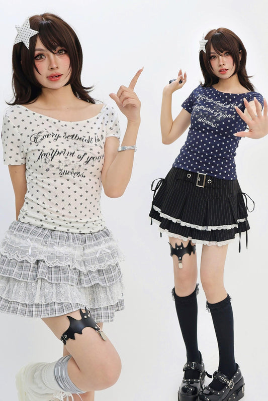 Retro Star Y2K Fit Top