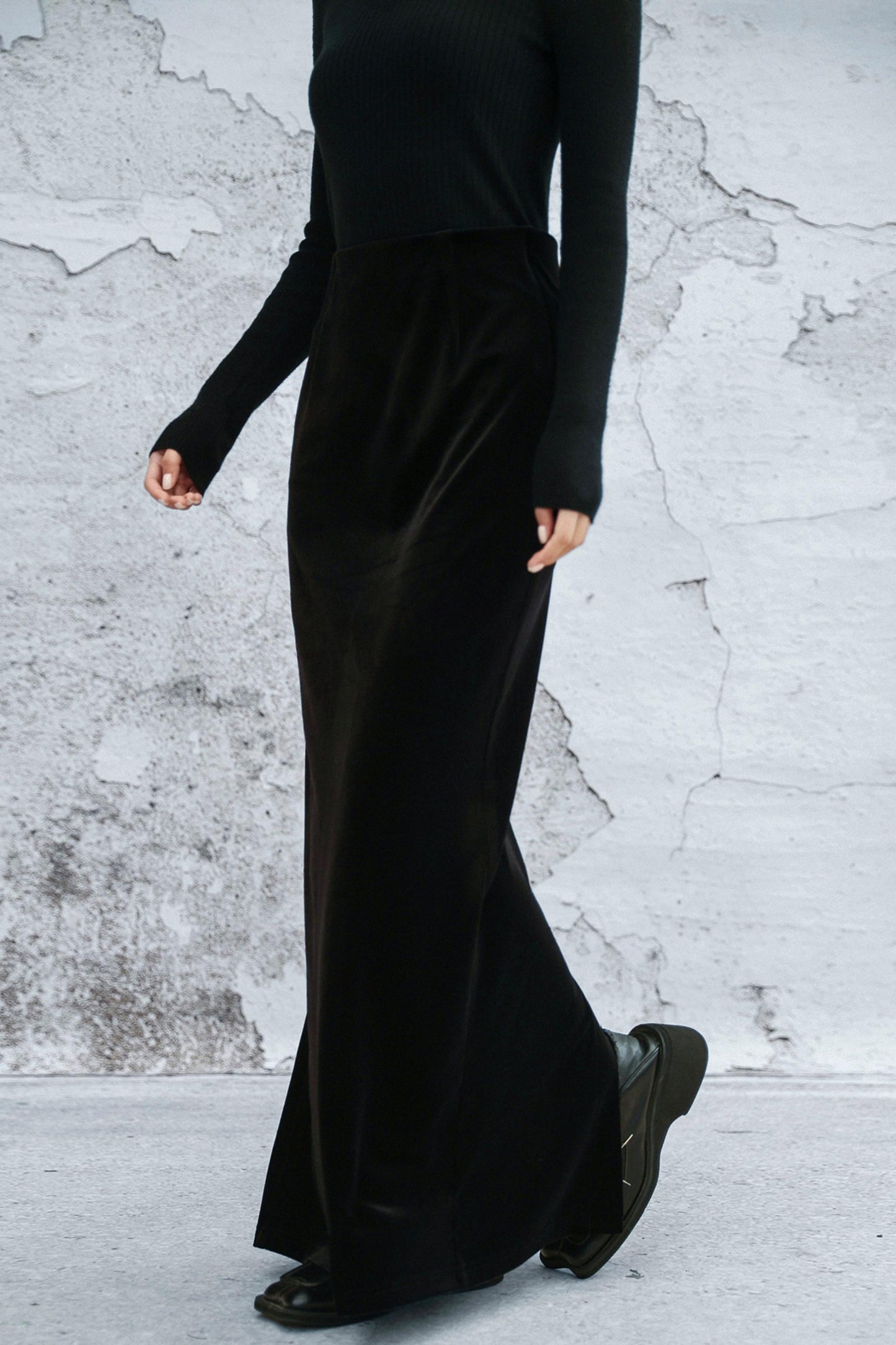 ベルベットフィッシュテイルスカート