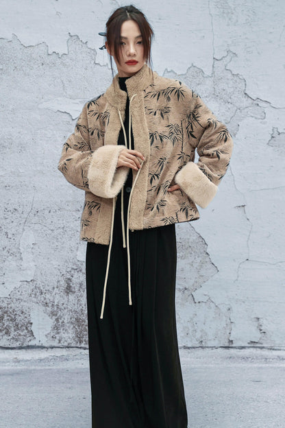 バンブーリーフウールンコート