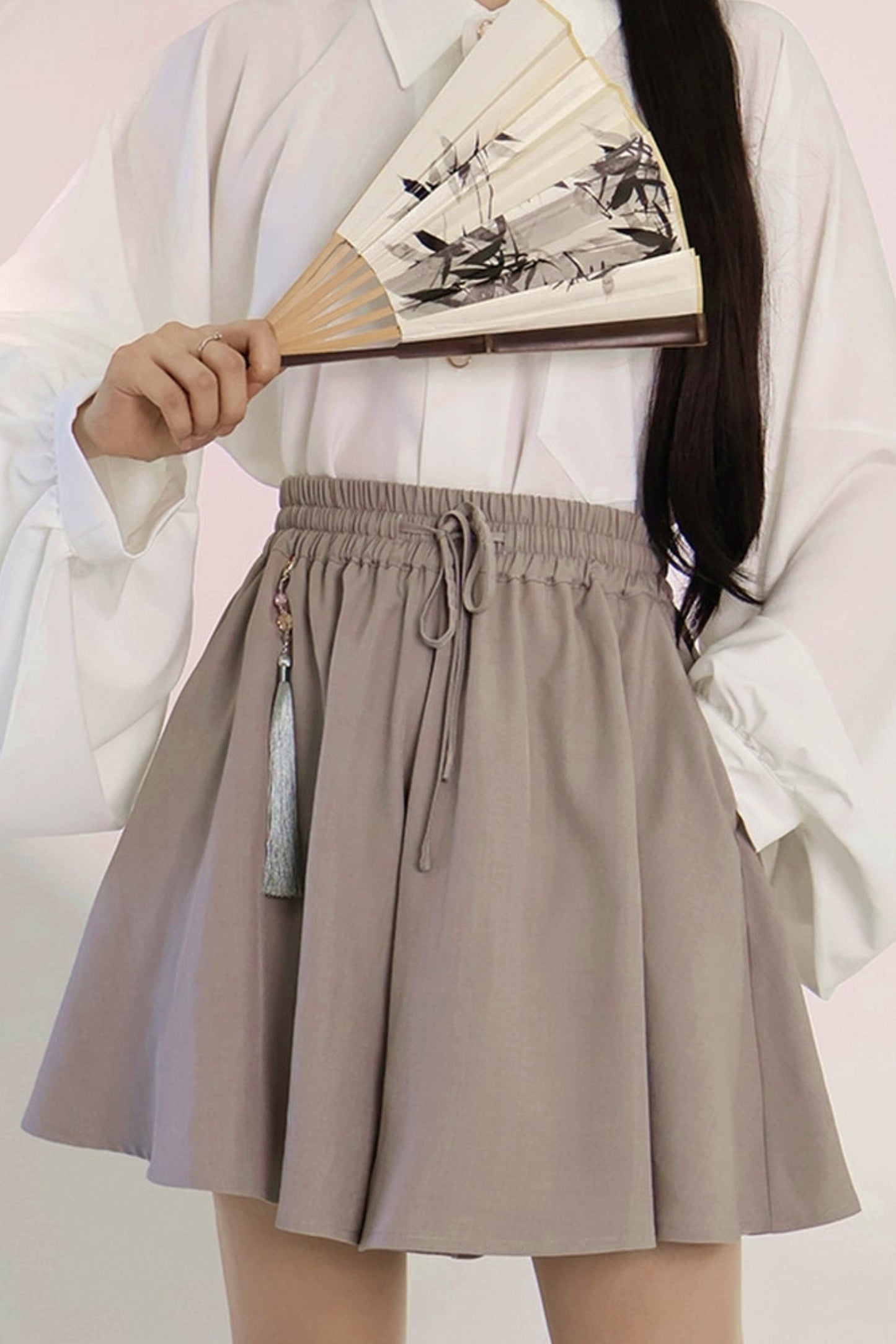 和モードチャイナショートパンツ