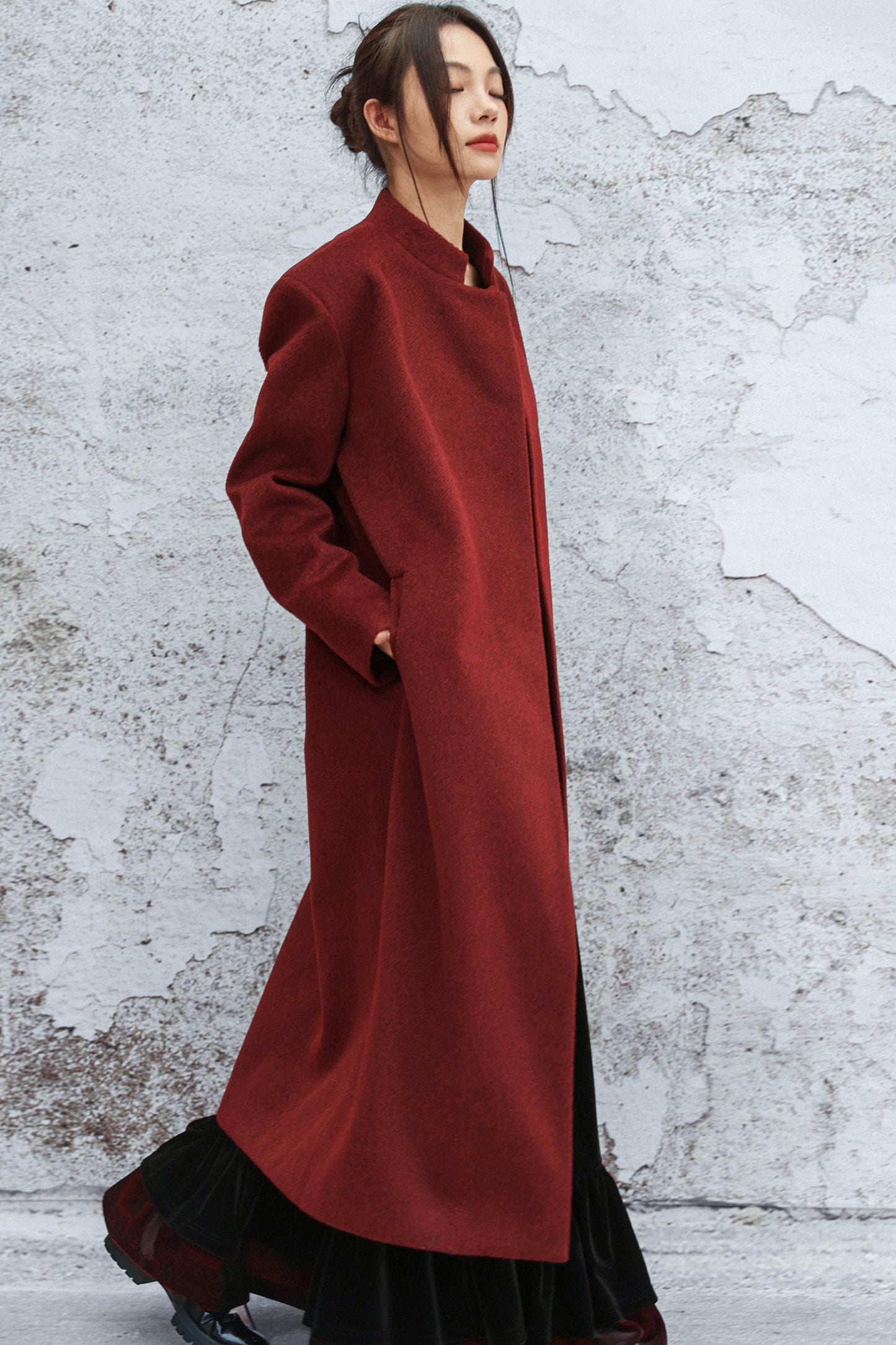 バーガンディウールンパデッドコート