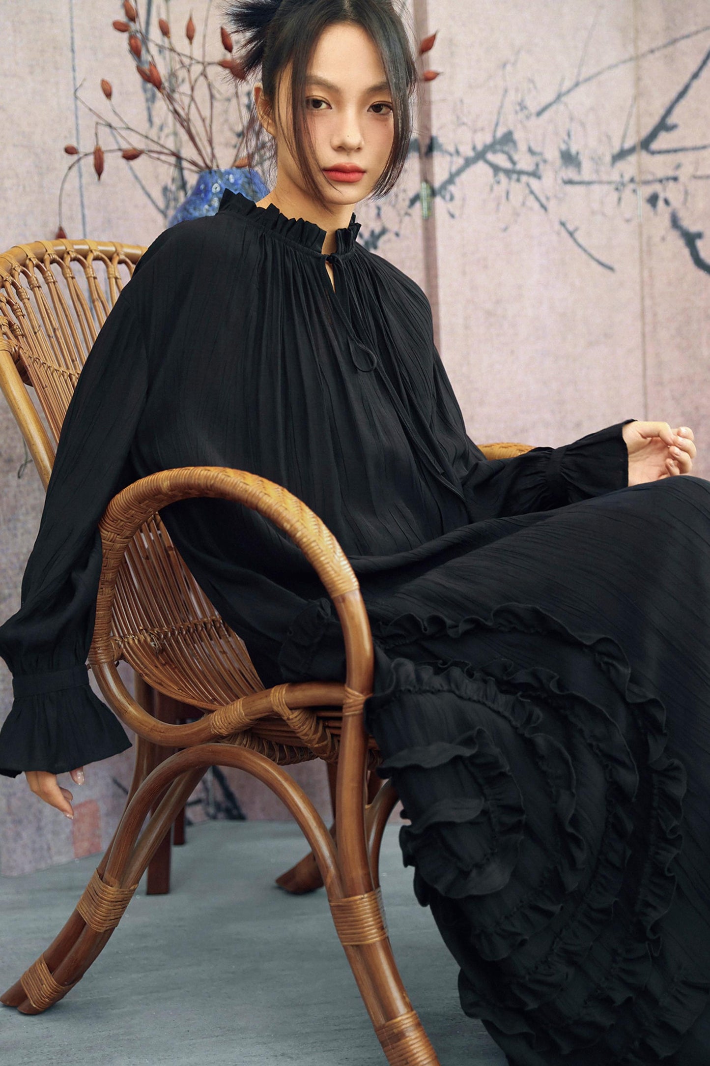 Mantic Black Long Dress