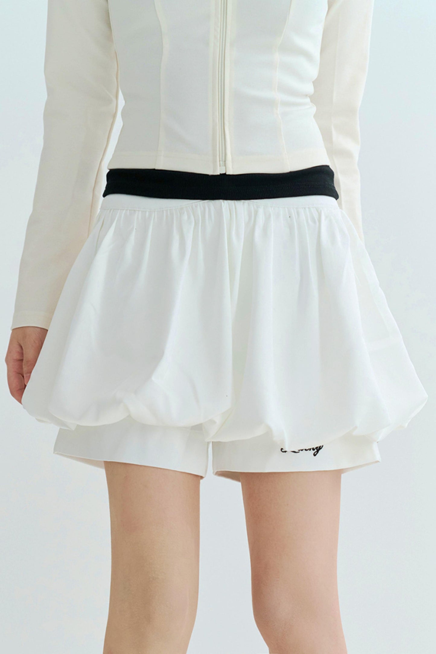 Blossom Embroidery Pants Skirt