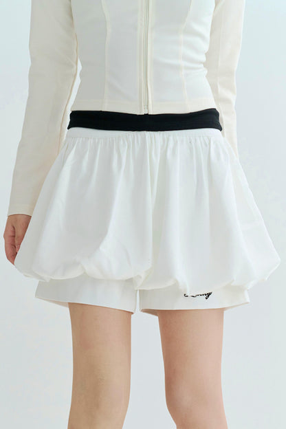 Blossom Embroidery Pants Skirt