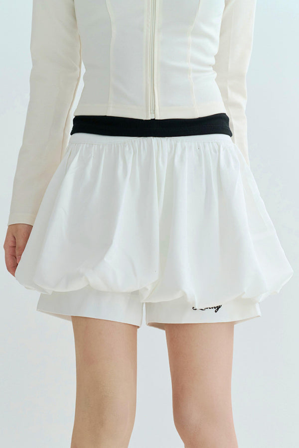 Blossom Embroidery Pants Skirt