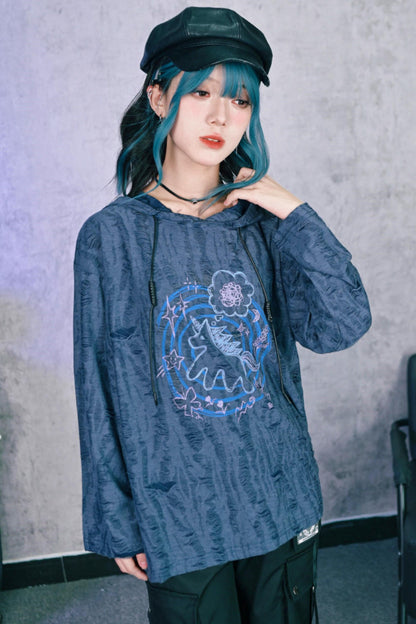 포니 스타 하트 티드 탑