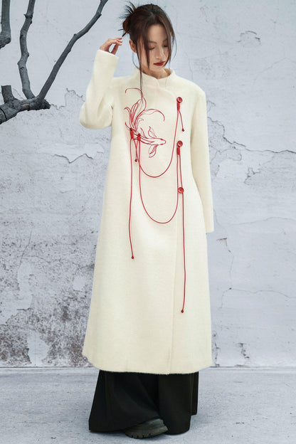 フォーミンクエンブロイダードコート