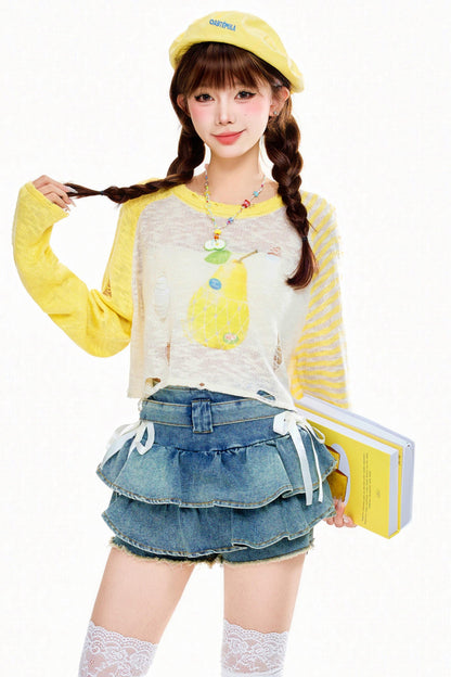 Vitamin Sweets Print Top