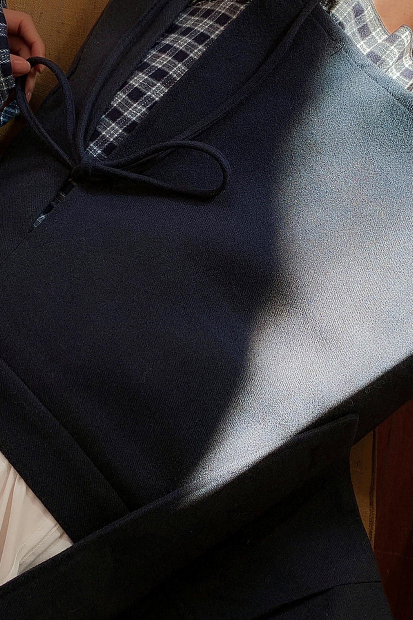 チェックワークエーラインスカート