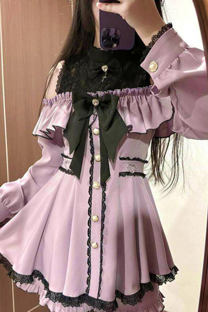 Mass-Produced Style Starlight Ruffle Dress