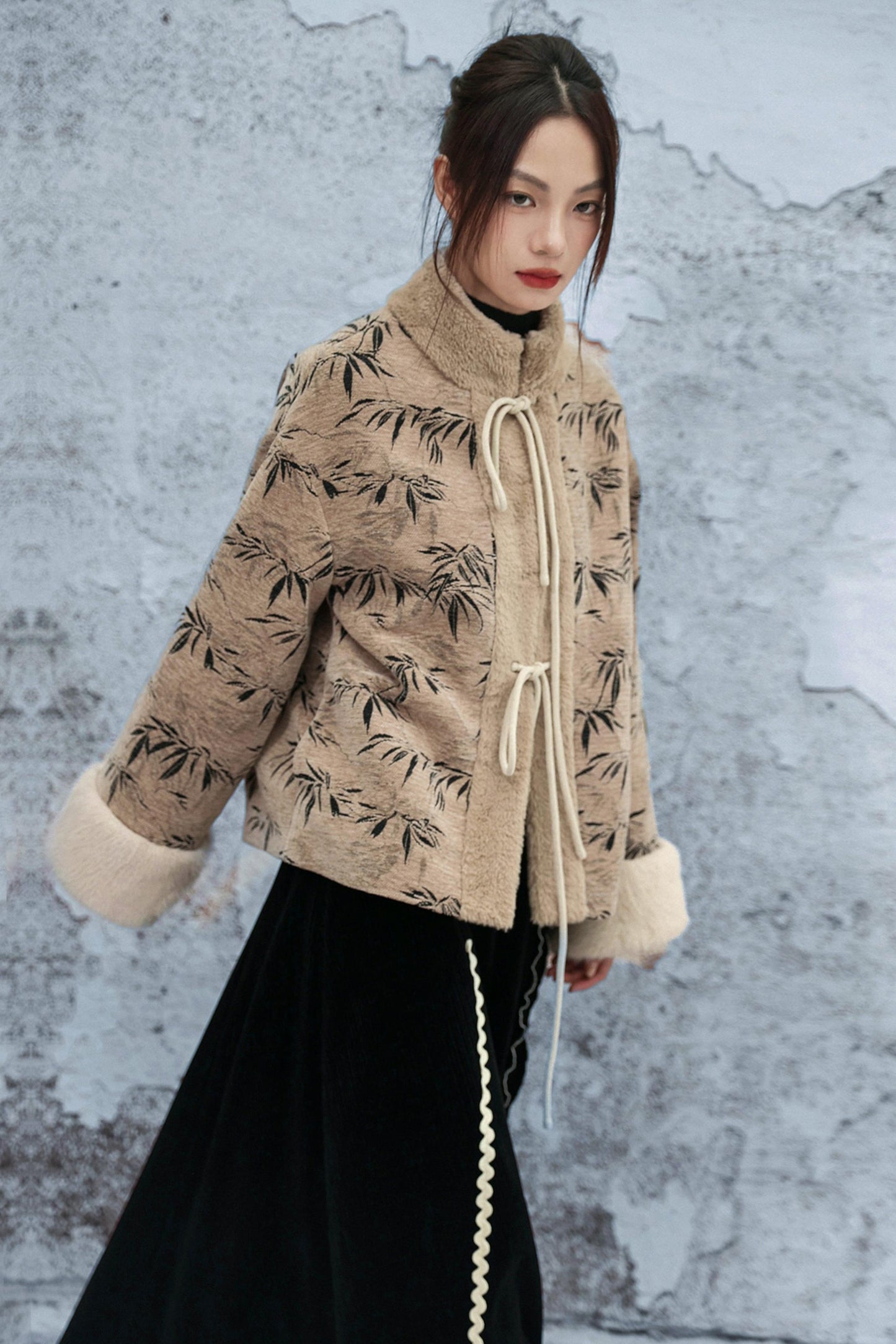 バンブーリーフウールンコート