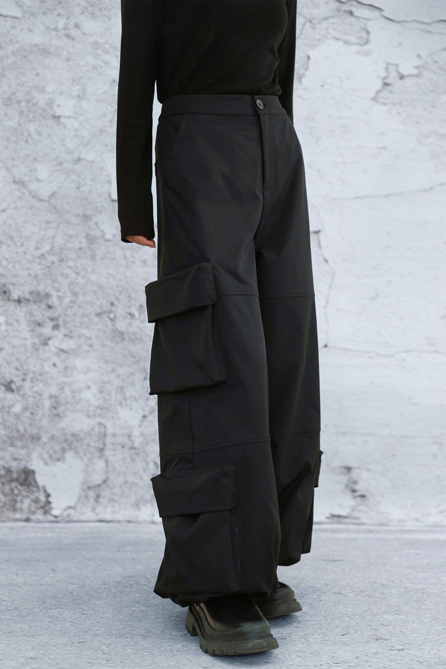 ユニセックスマルチポケットカーゴパンツ