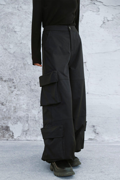 ユニセックスマルチポケットカーゴパンツ